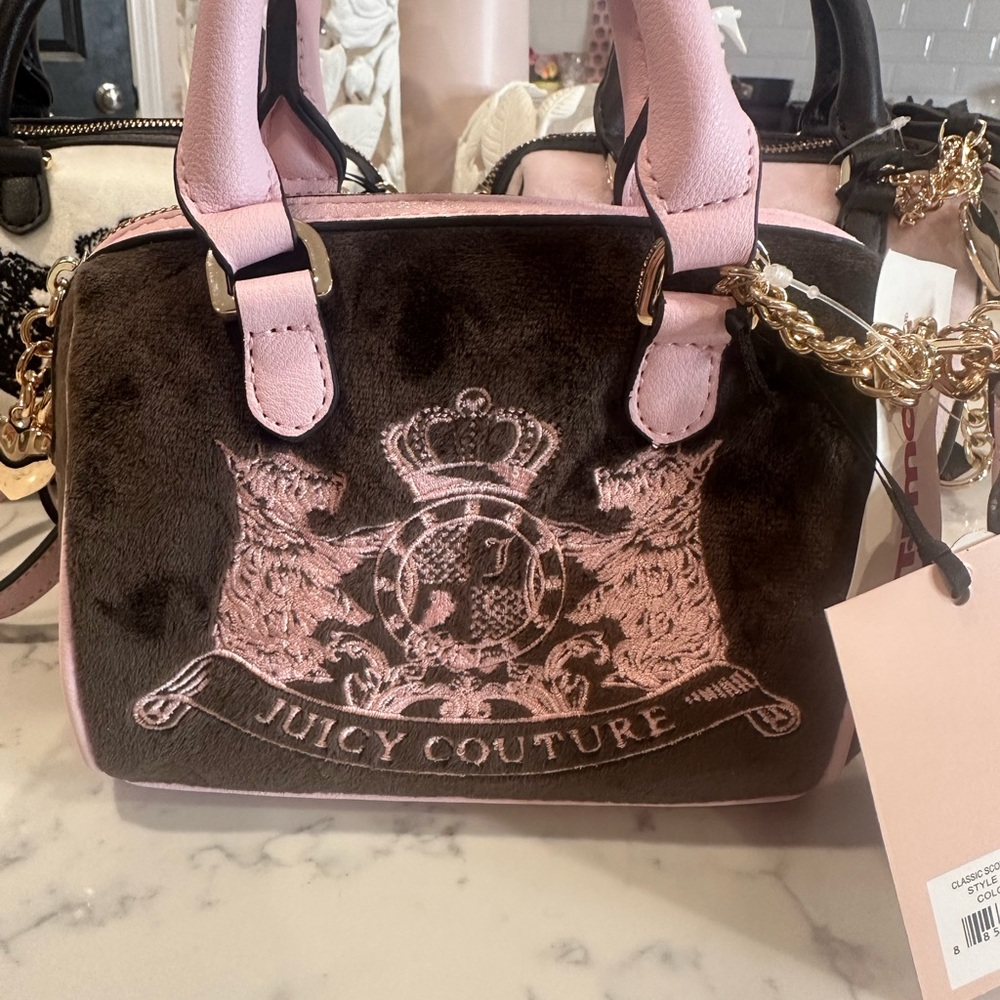 Juicy Couture Mini Bag in Pink and Brown